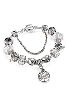 The Pandora style charm bracelet is 20 cm and generally fits all wrists; The product will be sent in a wooden box; (the box image to be sent is in the last photo); The charms used on the bracelet can be easily attached and removed; The product is mixed silver, which we call filled silver, and it does not darken or fade; Bracelet With Charms, Charms Pandora, Bracelet Pandora, Pandora Style, Love Tree, Pandora Bracelets, Pandora Bracelet, New Year Gifts, Wooden Box