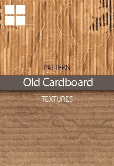 an old cardboard texture is shown with the words, pattern and text below it in black