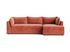 Joybird Wilder Sectional, Sectional With Pull Out Bed, Sleeper Sectional Sofa Small Spaces, Salmon Couch, Pull Out Sectional Couch, Joybird Couch, Joybird Sectional, Deep Sectional Sofa, Small Sectional Sofa