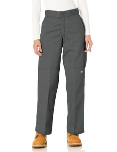 PRICES MAY VARY. Easy to care for wrinkle- and stain-resistant fabric Zipper closure Regular Fit Solid pattern Women’s Loose Fit Double Knee Work Pants Womens Dickies, Dickies Women, Safety Clothing, Dickies Pants, Work Safety, Stain Resistant Fabric, Kids Luggage, Fit Inspo, Work Pants