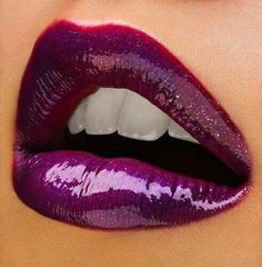 Purple Lips Makeup, Makeup Bibir, Dark Purple Lips, Lip Pictures, Lips Photo, Love Lips, Purple Lips