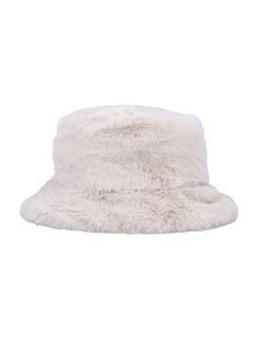 Eco-fur Bucket Hat By Il Gufo. Featuring: Cotton LiningComposition: 100% polyester Lining, 100% cotton Fur Bucket, Fur Bucket Hat, Bucket Hat White, Natural Models, Dress With Jean Jacket, Cozy Accessories, Expensive Handbags, Baby Boy Accessories, Gucci Kids