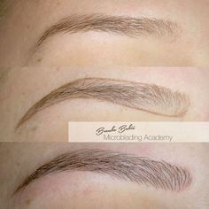 Branko Babić Microblading Academy  This artist inspires me, his work is beautiful, and so natural looking-perfection! Permanent Brows, Henna Eyebrows, Blonde Eyebrows, Eyebrow Shapes, Permanent Eyeliner