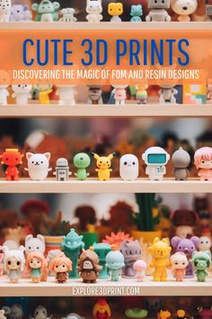 Cute 3D Prints: Discovering the Magic of FDM and Resin Designs 3dprinting Design, Resin Design