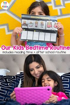 Our Bedtime Routine With Kids   After School Routine - Fun with Mama No Homework Policy, Kids Bedtime Routine, Morning School, Fire Kids, Times Of The Day, Teaching Sight Words, After School Routine, School Routine, School Tomorrow