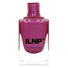 Vivid Fuchsia Pink Ultra Holo™ Nail Polish Holo Nail Polish, Ilnp Nail Polish, Boutique Nails, Velvet Rope, Metallic Nail, Metallic Nail Polish, Dark Magenta, Holographic Nail Polish, Bouquet Toss