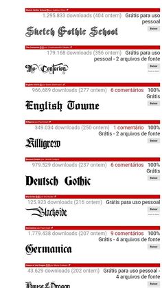 some type of font and numbers that are in different languages on the same page,