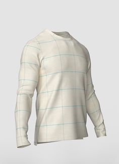 CLO 3D Long Sleeve Set-in T-shirt modelled with Toile Fabric You will receive: 1 - 3D garment Long Sleeve Set-in T-shirt .zprj file - compatible with CLO 3D and Marvelous Designer The file will be sent by email within 1 business day after the purchase White Long Sleeve Printed T-shirt, Printed Crew Neck Shirt, Clo 3d, Toile Fabric, Marvelous Designer, E Mail, 3 D, Bathing Beauties, T-shirt