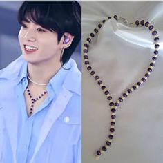 Bts jungkook necklaces Jungkook Necklace, Bts Bracelet, Bts Jungkook, Necklace Set, Charm Necklace, Necklace Etsy, Bts, Jewelry Necklaces