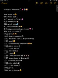 Hope this helps #morning#routine Morning Routine To Feel Good, Notes Morning Routine, 9:00 Am Morning Routine, 9:30 Am Morning Routine, 8:30 Am Morning Routine Weekend, 9:00 Am Morning Routine Weekend, Weekend Morning Routine 9am, Saturday Reset Routine, 4:00 Am Morning Routine