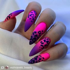 Neon Summer, Leopard Nails, Animal Print Nails, Nails 2024, Neon Nails, Fancy Nails, Dope Nails, Short Acrylic Nails, Best Acrylic Nails