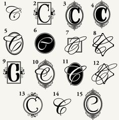 the alphabet and numbers are drawn in black ink on white paper, each letter has an ornate