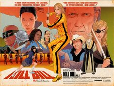 the movie poster for kill bill