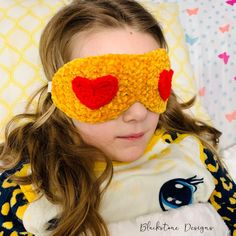 Crochet Pattern for Mask  This sleep mask fits kids and adults! It's a snap to make and super soft to wear. -------------------------- YOU WILL RECEIVE -------------------------- 1 PDF Digital Download File for Heart Eyes Emoji Sleep Mask Crochet Pattern Instant download as soon as payment clears Etsy's system Written in English and U.S. Crochet Terms ---------------- YARN USED ---------------- Worsted Weight (#4), Chenille (Velvet) Yarn -------- SIZES -------- One size fits most (age 8+) ----------------- SKILL LEVEL -----------------  Easy ---------- NOTES ---------- ~Gauge is included in this pattern ~This pattern has been checked for accuracy. Although this has been tested, please note that small errors can still slip by. I am happy to assist if you need any help. --------------------- Sleep Mask Crochet, Heart Eyes Emoji, Crochet Valentine Patterns, Single Crochet Decrease, Crochet Mask, Night Mask, Eyes Emoji, Crochet Decrease, Valentines Crochet