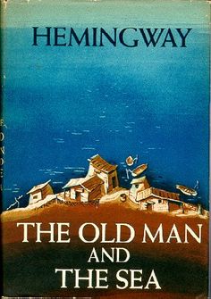 the old man and the sea by hemingway is sitting on a counter top