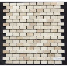 white and beige marble brick tile