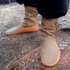 DIY Wrap Up Boot Moccasins - Earthing Moccasins | The Leather Guy Homemade Shoes Pattern, Luxury Italian Craftsmanship Moccasins For Men, Leather Moccasin Boots, Moccasin Boots Pattern, Cobbling Shoes, Dyi Boots, Mens Moccasin Boots, Leather Moccasins Diy Patterns, Moccasin Boot Pattern