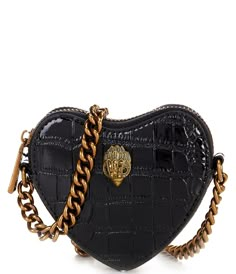 Shop for Kurt Geiger London Croco Leather Bronze Metal Heart Crossbody Bag at Dillard's. Visit Dillard's to find clothing, accessories, shoes, cosmetics & more. The Style of Your Life. Bolsas Kurt Geiger, Hand Bags For Women, Micro Bag, Handbag Essentials, Boot Jewelry, Heart Bag, Metal Heart