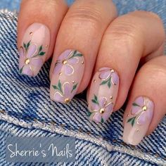 Kutek Disney, Colorful Nails, Smink Inspiration, Floral Nail Art, Pretty Acrylic Nails, Nail Art Inspiration, Floral Nails, Fancy Nails, Short Acrylic Nails