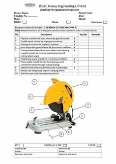 an instruction manual for using a table saw to cut through the sheet with its attachments