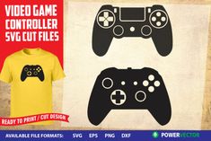 video game controller svg cut files