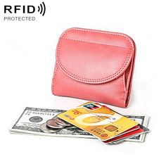 1. Size: 10.5x9x3cm2. Bag shape: shell type3. How to open the cover: lock4. Genuine leather material, durable and anti-deformation5. Can be loaded into mobile phones, multiple cards, photos, banknotes, bills, silver coins, change, etc. to meet daily...