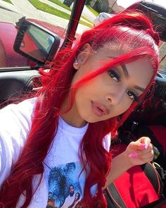 Bright Red Hair, Pretty Hair Color, Hair Crush, Hair Dye Colors, Red Hair Color, Baddie Hairstyles, Hair Inspiration Color, Volume Hair, Loose Hairstyles