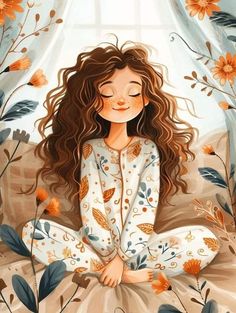 Look And Find, Effortless Waves, Gorgeous Hairstyles, Wallpaper Doodle, Girly Art Illustrations, Creative Journal, Hairstyles For Long Hair, Dreamy Art, Portrait Illustration