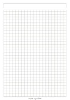 a sheet of graph paper with lines on the bottom, and one line in the middle