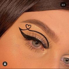 Creative Eyeliner Looks, Halloweenský Makeup, Natural Eyeliner, Eye Makeup Pictures