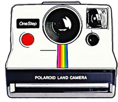 an old polaroid camera with the word polaroid land camera on it's side