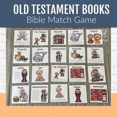 the old testament books bible match game