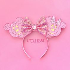 Pink Pumpkin Halloween Mickey Ears - Experience the magic with our Disney Ears. Shop over 600 unique, affordable & high-quality mouse ears headband for all ages! Handcrafted with care. Fast & Free Shipping Available. Halloween Mickey Ears, Mickey Ears Headband, Pink Pumpkin, Spooky Treats, Pink Pumpkins, Ears Headband, Minnie Mouse Ears