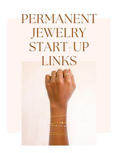 Feeling overwhelmed with everything you need to start a permanent jewelry business? This permanent jewelry buying guide takes all the guess work out of it, and provides EASY, clickable links to EVERYTHING you need.  What you'll get: Over 11 pages of clickable links for everything permanent jewelry related. Options are provided for every budget. A comprehensive purchasing checklist that doubles as a packing list for markets and events. Tried and true product recommendations from permanent jewelry Permanent Jewelry Business, Business Checklist, Permanent Jewelry, 10th Birthday Parties, Product Recommendations, Jewelry Essentials, Tried And True, Jewelry Business, Artistic Jewelry