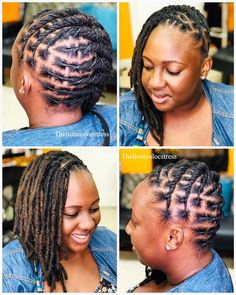 Locs Started by Drea 🌿 . . Openings available in January 🍃 . . I am a Loc Specialist 🍃 I start loc journeys, repair locs, groom, style… | Instagram Side Loc Styles, Natty Dreads, Loc Knots, Loc Updos, Healthy Locs, Locs Ideas, Openings Available, Lock Styles, Loc Nation