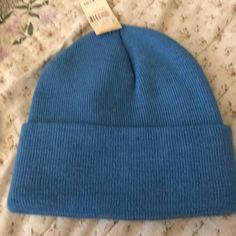 Vintage Beanie Hat. Nwt Men/Women Color Blue. One Size Fits All. Stretch Acrylic Bundle With Other Items And Save. Blue Winter Beanie Cap, Blue Casual Beanie For Cold Weather, Warm Blue Beanie Cap, Blue Beanie Hat For Winter, Blue Winter Hats For Cold Weather, Warm Blue Beanie Hat, Warm Blue Hats For Winter, Blue Fitted Casual Beanie, Blue Casual Winter Beanie