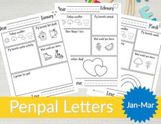 the printable worksheet for personal letters