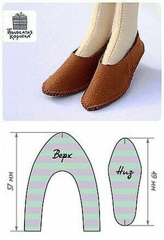 a pair of slippers with the measurements for each shoe, and how to measure them