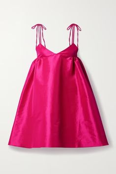 Funny Sarcastic Memes, Elegant Cocktail Dresses, Doll Silhouette, Sarcastic Memes, Net Sustain, Voluminous Skirt, Magenta Dress, Fuchsia Dress, Unique Women