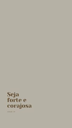 an image of a book cover with the title seja forte e corajosa