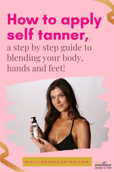 Self-tanning is a process, but these steps and self-tanning tips will help you get that golden-glow that looks all natural from the comfort of your own home! #sunlesstanning #spraytanning #tanningtips#spraytan #tanningtips How To Apply Self Tanner, Natural Self Tanner Diy, Tanned Af Self Tanner, How To Apply Self Tanner Evenly, Loving Tan Face Tanner