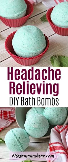 Use these DIY bath bombs for headaches to help relieve stress and reduce tension. This DIY bath bomb recipe uses all-natural ingredients and a specific blend of essential oils to get headache relief naturally. An easy DIY recipe to bring a little bit of fizz and some relief to your bath #bathbomb #diybathbomb #headacherelief #headacheremedies #essentialoilrecipes Thoughtful Homemade Gifts, Headache Remedy, Natural Headache, Natural Headache Remedies, Bombe Recipe, Homemade Bath, Bath Bomb Recipes, Homemade Diy, Diy Spa