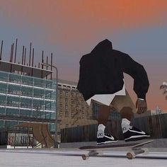 a man riding a skateboard down the side of a ramp