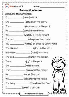 the worksheet for reading and writing words in an english language with pictures on it