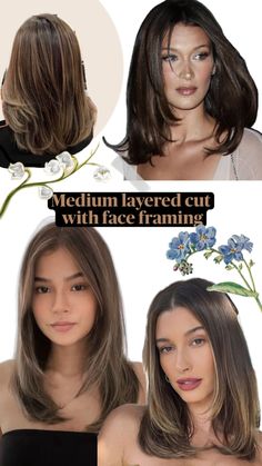 90s Layered Blowout Hair Medium, Soft Front Layers Medium Hair, Haircut Style Ideas, Long Bob On Wavy Hair, Mid Length Haircut For Oval Face, Chic Medium Haircut, News Anchor Hair, Dramatic Classic Haircut, Hair To Collar Bone