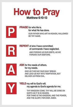 a poster with the words pray written on it