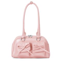 PRICES MAY VARY. 【FAUX LEATHER MATERIAL】 The chic shoulder purse is made of soft faux leather, featured with polyester lining, which is tear-resistant and durable to use. 【COMPACT ITA BAG】 Size: 11.81x6.69x3.94inch. The cute japanese ita bag is small but roomy to fit your daily necessities like cellphone, lipsticks, keys, wallet, etc.. 【NEW BOW TREND】 The handbag purse with drawstring bow tie design, cute and trendy, can be used as a handbag or a shoulder bag. 【SUITABLE OCCASIONS】 This cute shou Shoulder Bag Aesthetic, Bow Trend, Bags For School, Purse Aesthetic, Y2k Handbag, Faux Leather Tote Bag, Aesthetic Japanese, Y2k Shoulder Bag, Fav Movie