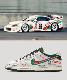 Castrol Supra, Sneaker Concept, Supra Jdm, Mk Sneakers, Nike Sf, Custom Design Shoes, Boy Fits