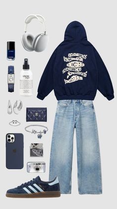 Skandinavian Fashion, Outfit Inspo Casual, Stockholm Fashion, Outfit Look, Swaggy Outfits, Mode Inspo, Blue Outfit, Cute Everyday Outfits