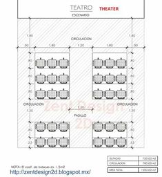 the theatre floor plan for an auditorium